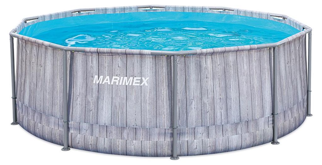 Marimex Florida Pool 3,66x0,99 m mit Skimmer - Holzoptik Produktbild 