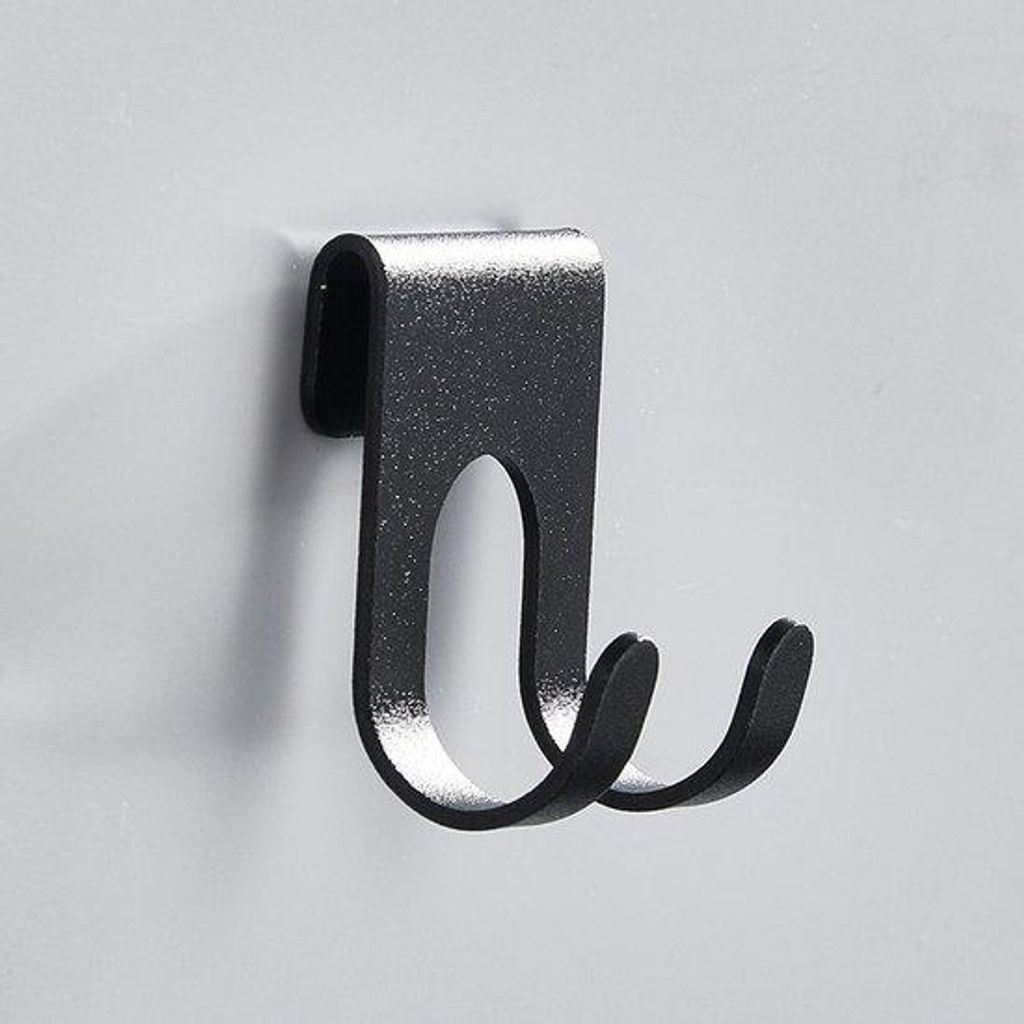 Garagehaak für Wände, 4 starke Haken, für Lader, Werkzeug und mehr, kann an der Wand befestigt werden, Doppelhaaken-Design, für Werkzeugregal i...