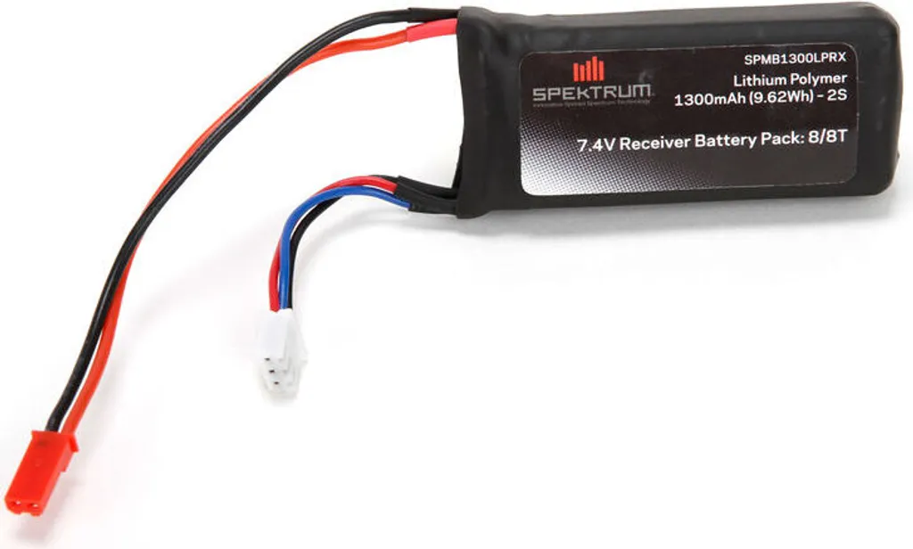 Accu LiPo de réception Spektrum 2S pour sécuriser l'alimentation RC