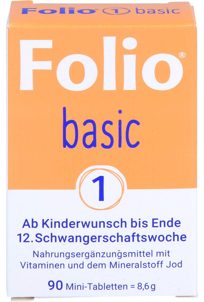 Folio 1 Basic ab Kinderwunsch bis Ende 12.Woche, 90 St. Produktbild 