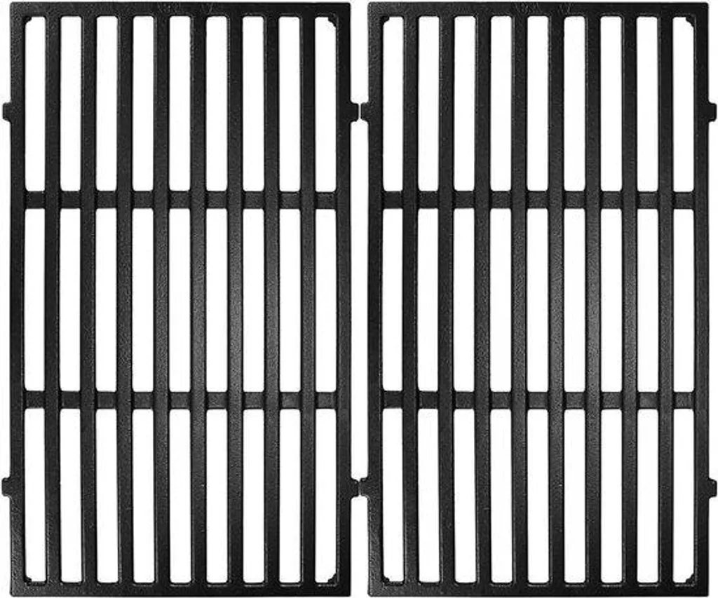 Grille en fonte 45 cm pour barbecue gaz avec excellente inertie thermique