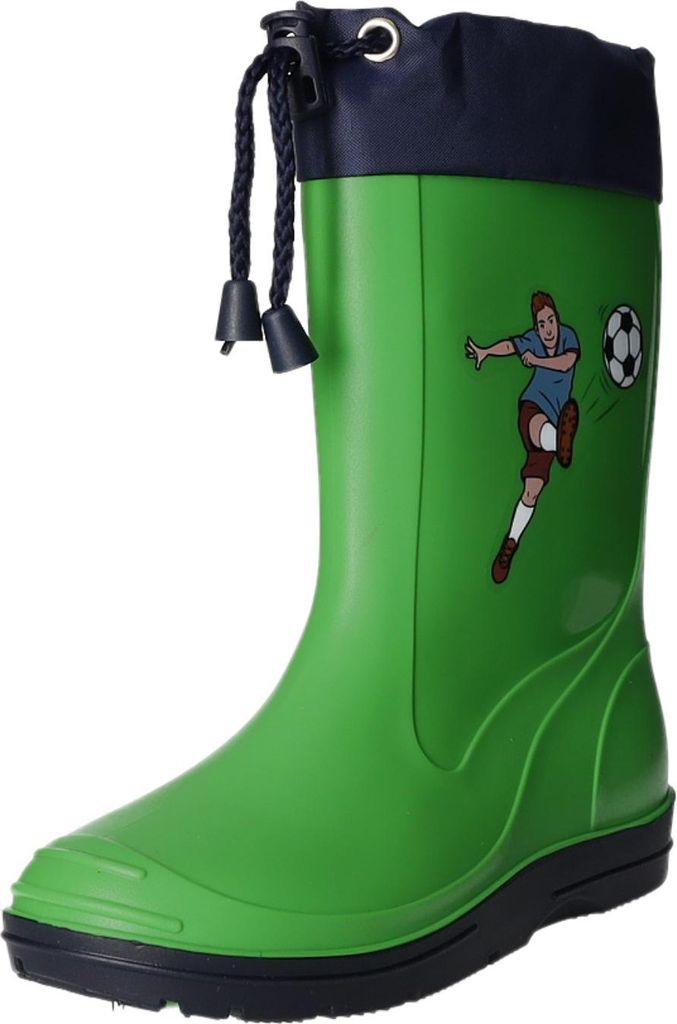 Sneakers Kinder-Gummistiefel Fußball Grün, Farbe:grün, EU Größe:26