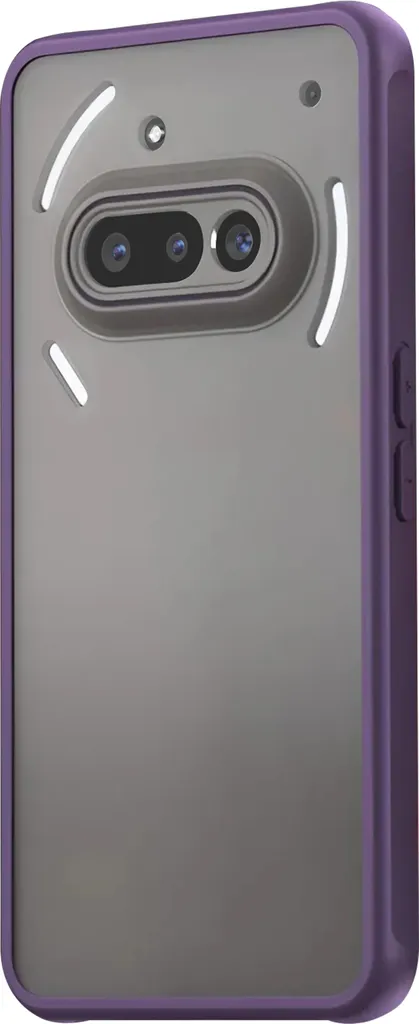 Avizar, cover Nothing Phone 3a rinforzata con angoli anti-shock, viola