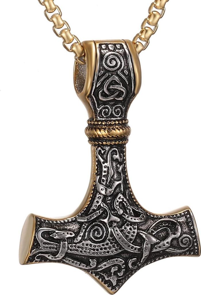 Viking Marteau de Thor Collier en acier inoxydable Image du produit 