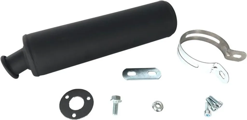 Amortisseur Tecnium noir en acier haute performance pour moto