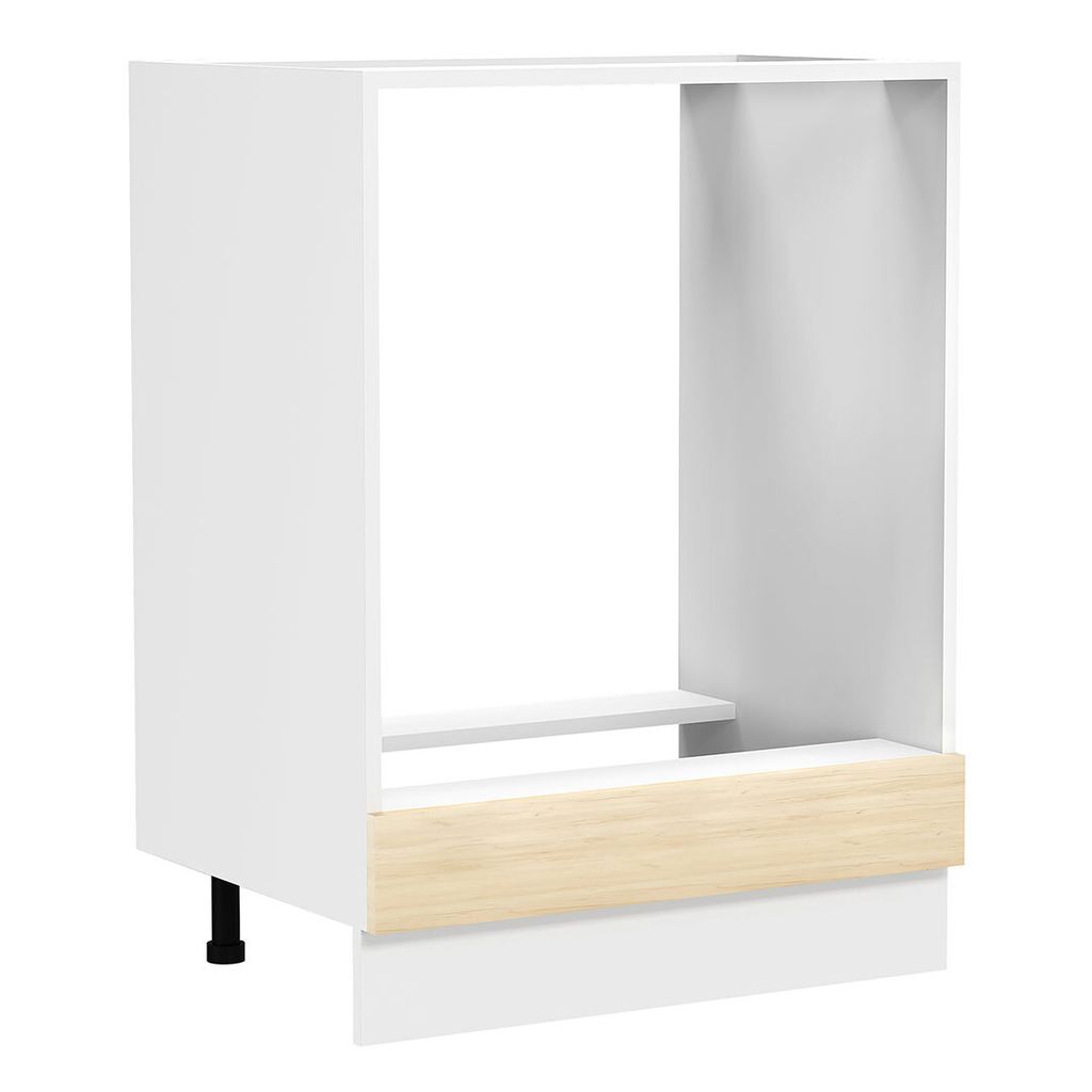 VCM Ofenschrank | Maße ca. H. 82 x B. 60 x. T. 46 cm | Herdumbauschrank | Herdschrank | Backofenschrank - Fasola