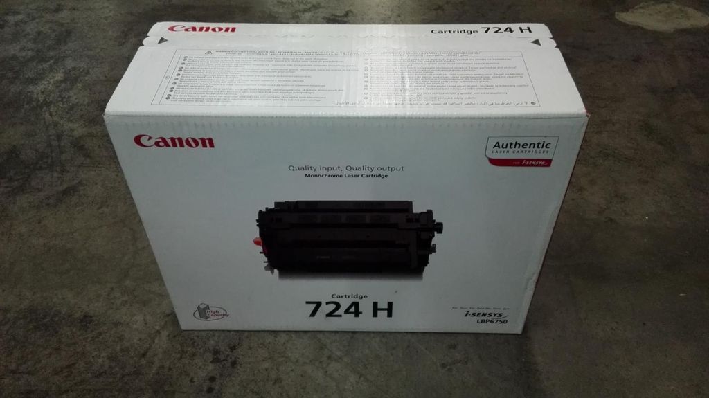 Canon - Tonerkartusche 724H schwarz Produktbild 