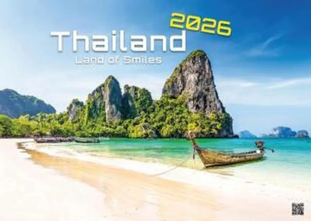 Grand Calendrier Mural 2026 Thaïlande Pays du Sourire Edition Luxe A2