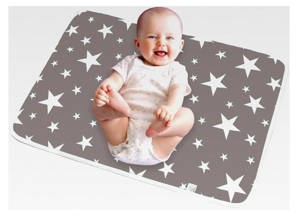 Reise-Wickelunterlage, tragbare Wickelauflagen für Babys, 19 x 27 Zoll, atmungsaktiv und waschbar, für neugeborene Mädchen