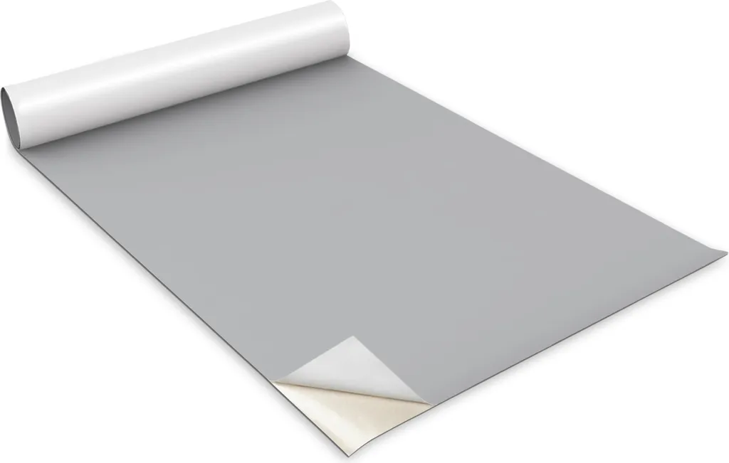 Pellicola autoadesiva per mobili - Pellicola decorativa - Mobili da tavolo - Tagliabile su misura - Colore grigio - 100 x 50 cm