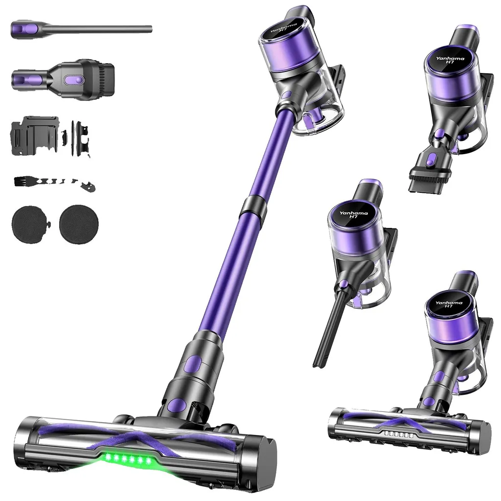 Aspirateur sans fil spécial maison et poils d'animaux filtre HEPA UE