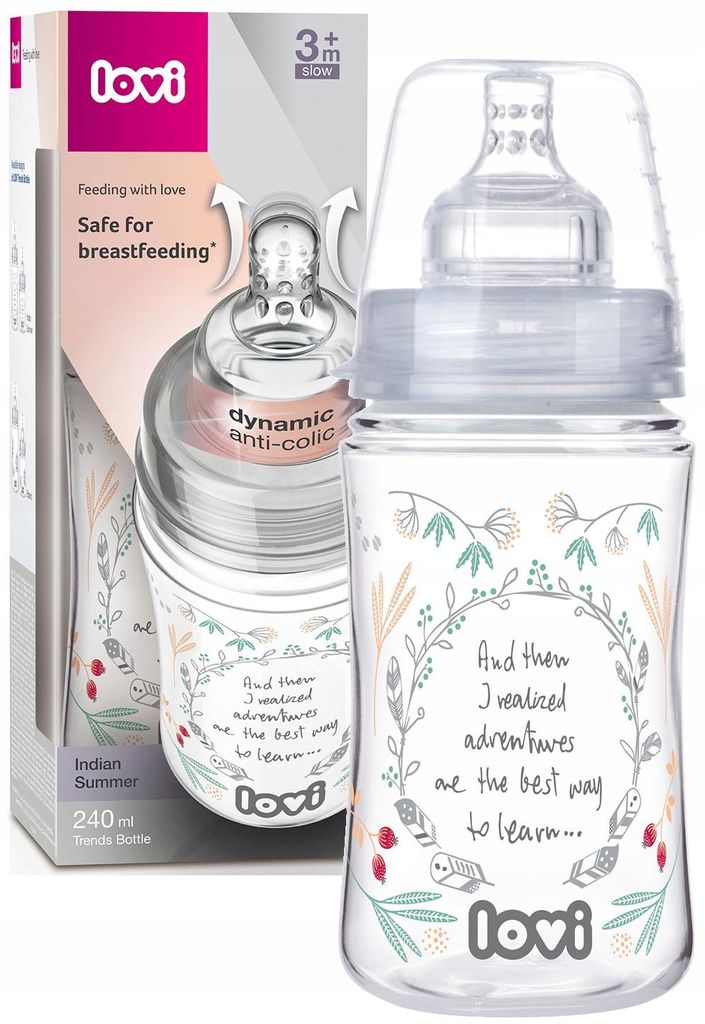 LOVI Fles, Trend Indian Summer, 240 ml, met Productafbeelding 
