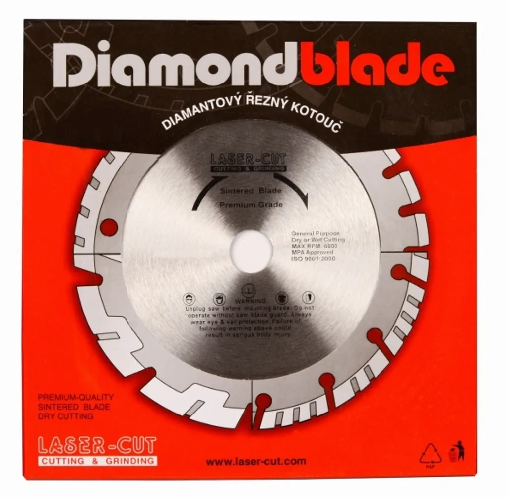 Disque segment diamanté LASER-CUT L001210 pour scie sur table 300mm - 2