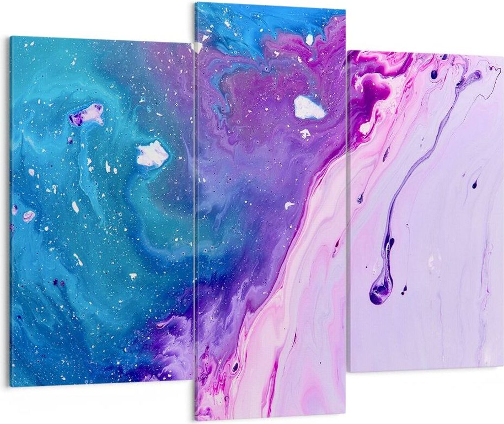 Bild auf Leinwand - Leinwandbild - Abstraktion modern - 130x100cm - Wand Bild - Wanddeko - Leinwanddruck - Bilder - Kunstdruck - Wanddekoration - L...