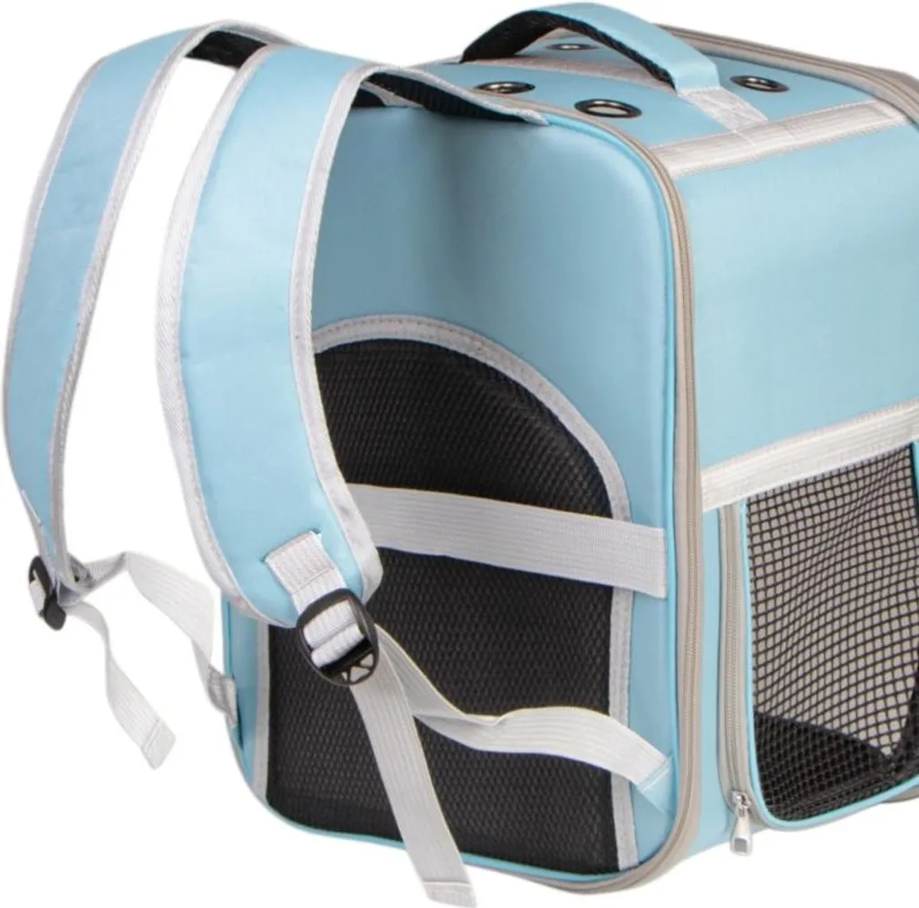 Sac à dos transport chat anti-stress avec aération optimale - 10