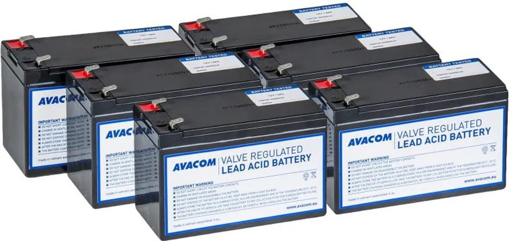 Batterie Onduleur 12V 9Ah AVA-RBP06-12090-KIT Haute Performance AVACOM