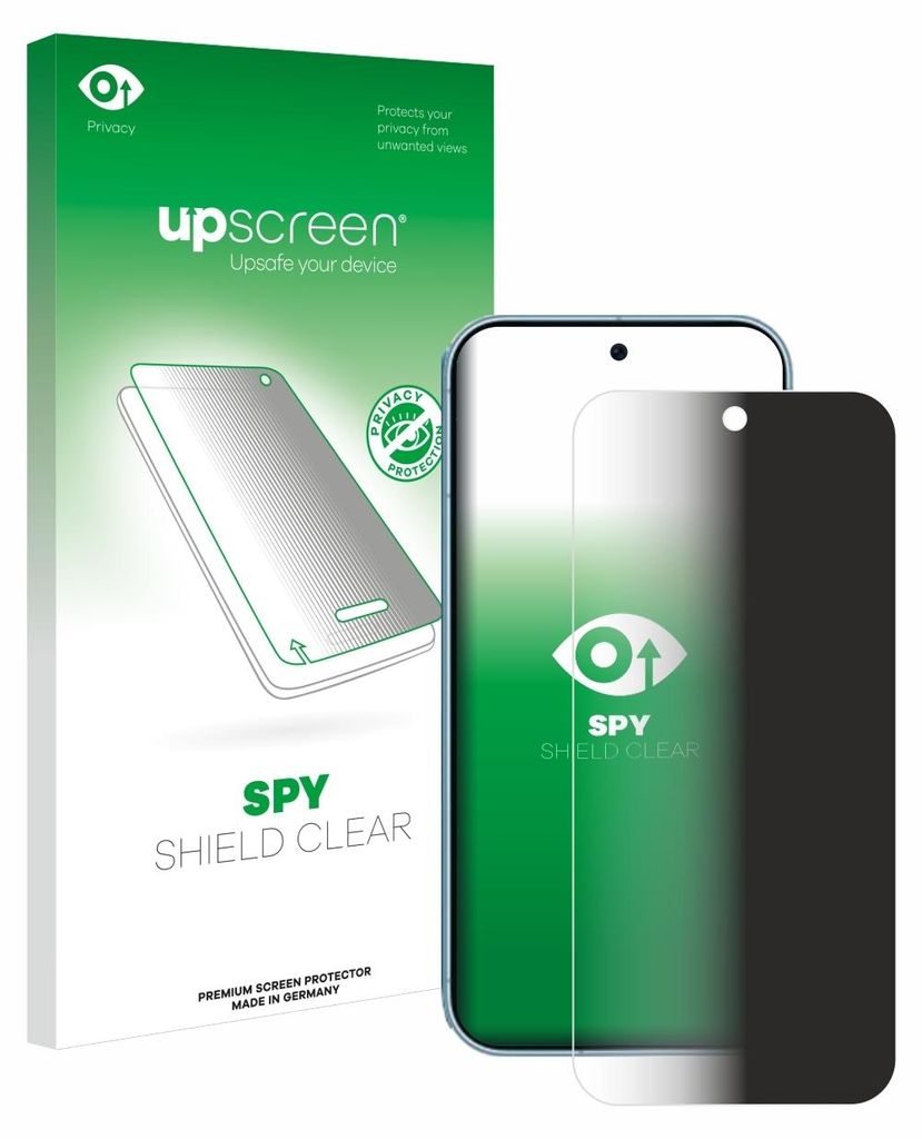 Für Google Pixel 9 Pro XL / 10 Pro XL Sichtschutzfolie Schutzfolie upscreen Anti-Spy Privacy Sichtschutz Blickschutz Display Schutz Folie Blaulich...