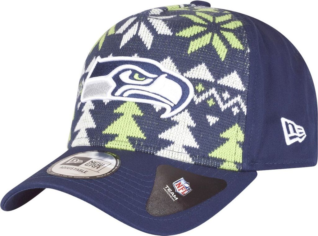 New Era Christmas Jumper Trucker Cap - NFL Seattle Seahawks