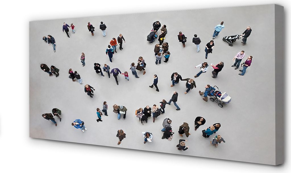 Leinwandbild 100x50 Wandkunst Menschen Vogelflug