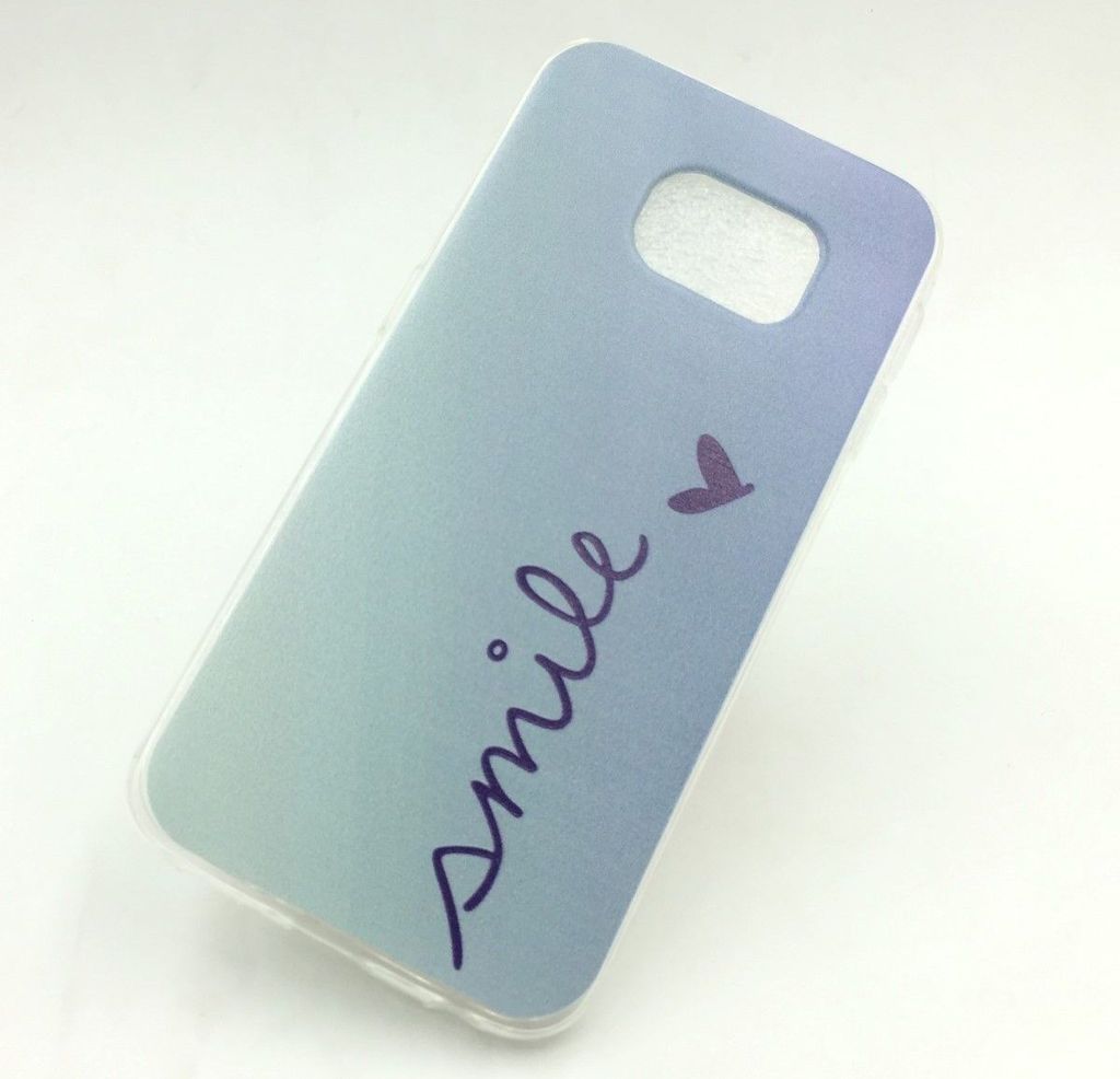 Handyhülle Schutzhülle für Samsung Galaxy S6 Edge Case Cover Bumper Etuis Silikon Blau