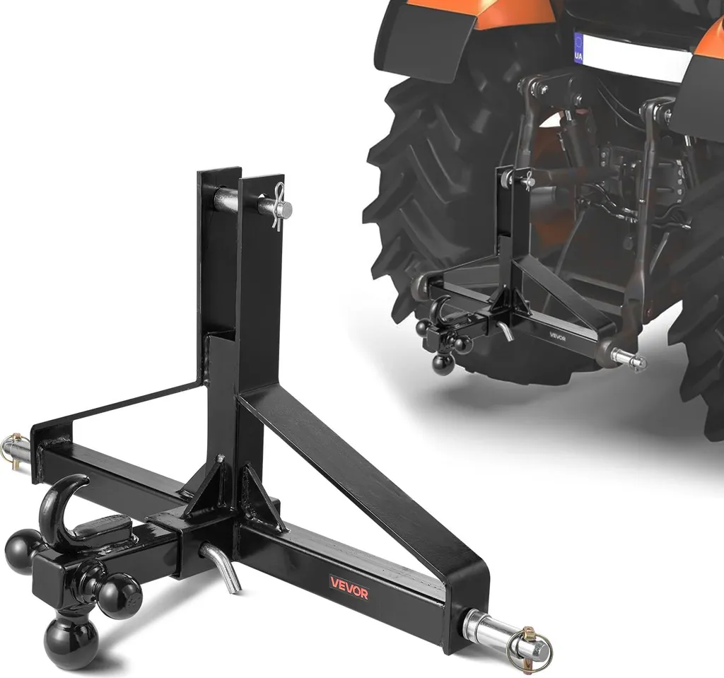 Attelage 3 points VEVOR 660x165x450 mm pour Tracteur Kubota et Ford