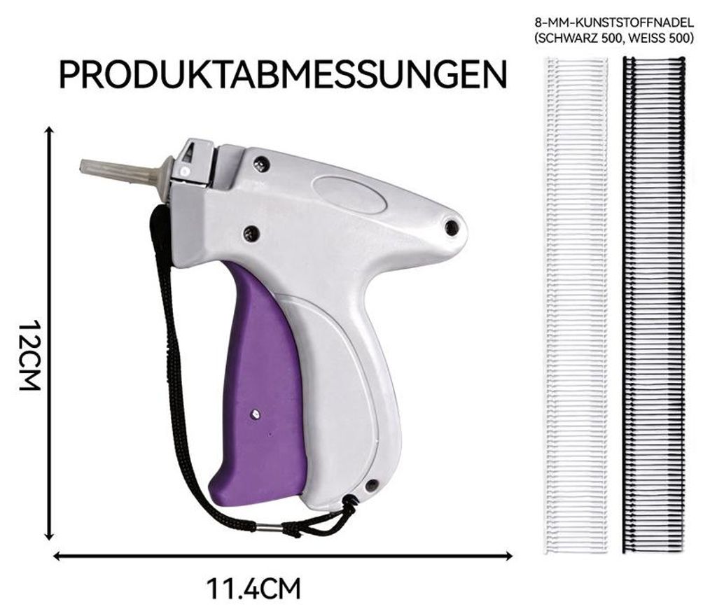 Handnähmaschine Kompakt mit 6 Nadeln Mini Nähgerät für Kleidung Reparatur DIY Nähen Haushalt Reise Zubehör