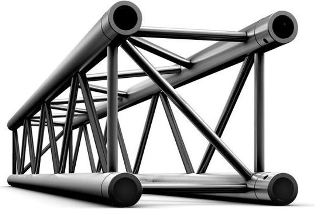 Milos Pro-30 Square F Truss - Straight QTF2000 - 2000 mm - black