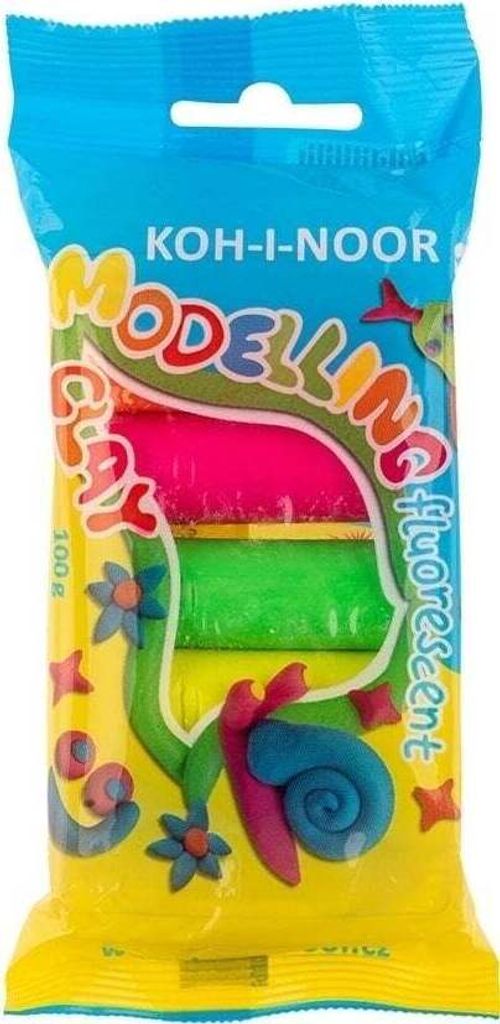 KOH-I-NOOR Set of Fluorescent Modelling Clay Modelliermasse Produktbild 