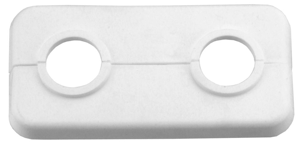 Cornat Heizungsrosette 9,5 x 1,5 cm weiß - 2 Stück
