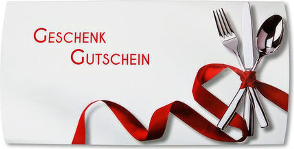 125x Geschenkgutschein "Gastro" 19x28.5cm Produktbild 