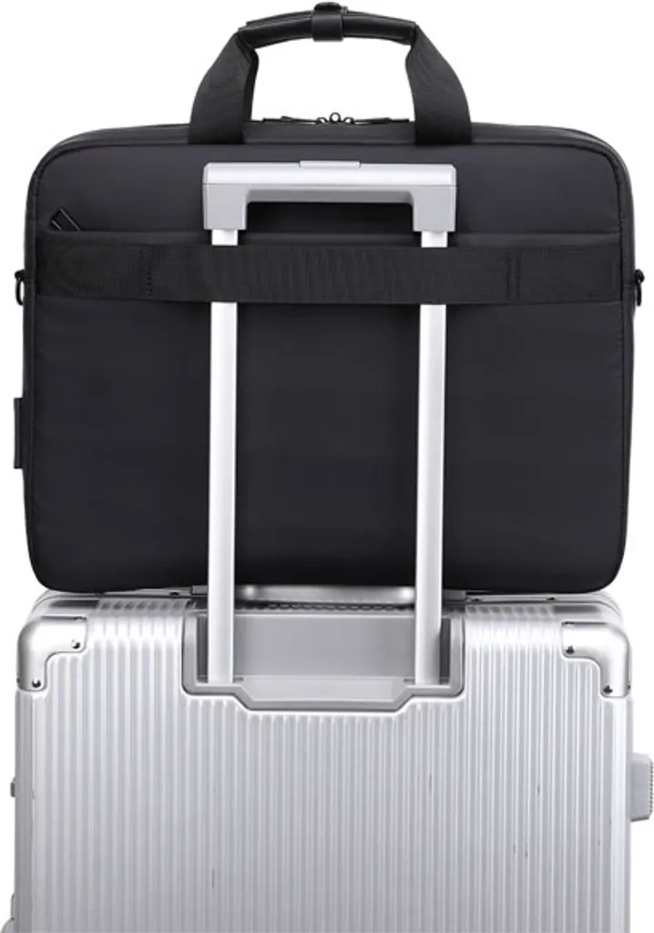 BESTLIFE CPLUS Sacoche Ordinateur Noire avec Compartiments de Rangement Pro