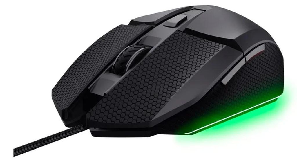 Trust GXT121 FELOX+, Po prawej stronie, Optyczny, USB Zdjęcie produktu 