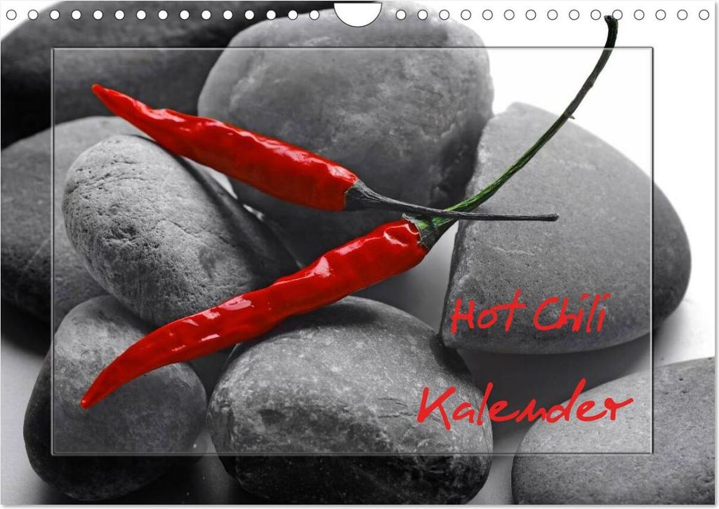 Hot Chili Küchen Kalender (Wandkalender 2026 DIN A4 quer), CALVENDO Monatskalender