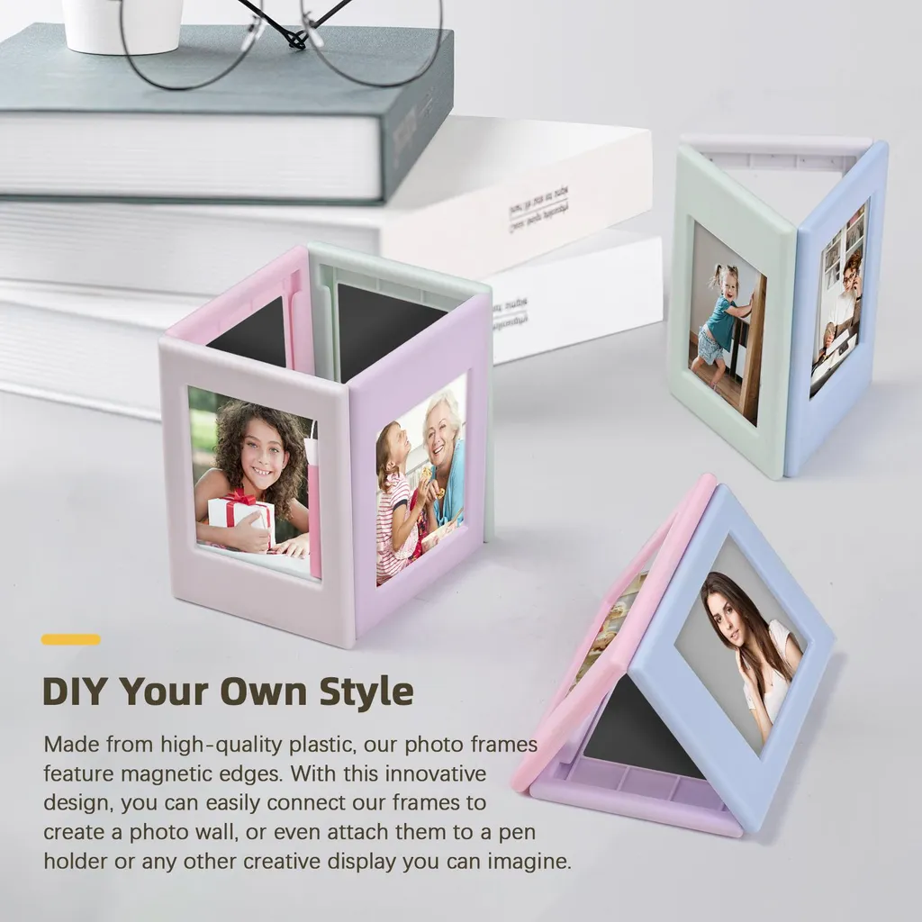 Set 10 Cornici Magnetiche 9,7x6,3 cm per Fujifilm Instax Mini