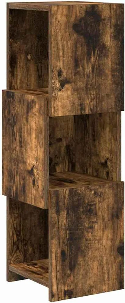 Armadio Angolare Rovere Affumicato 25,5x25x80 cm | Mobile Salvaspazio
