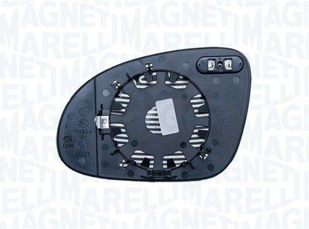 MAGNETI MARELLI 182209047030 Spiegelglas, Außenspiegel OE 5M0857522H kompatibel mit Passat 3C, Jetta, Golf VI, Golf V, Golf Plus