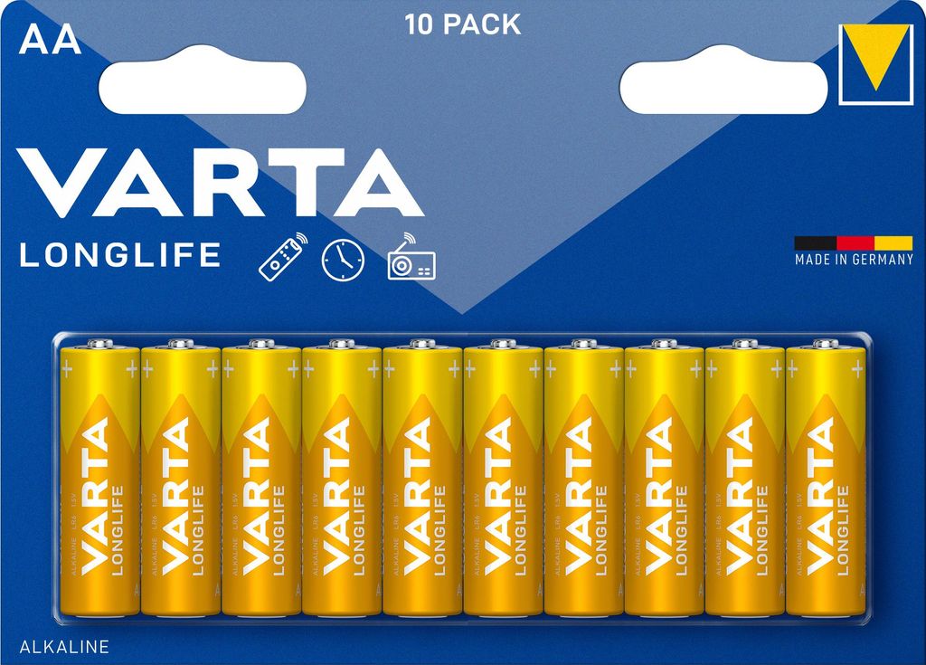 Baterie Varta Longlife Power AA Mignon LR06 (balení 10 Obrázek produktu 