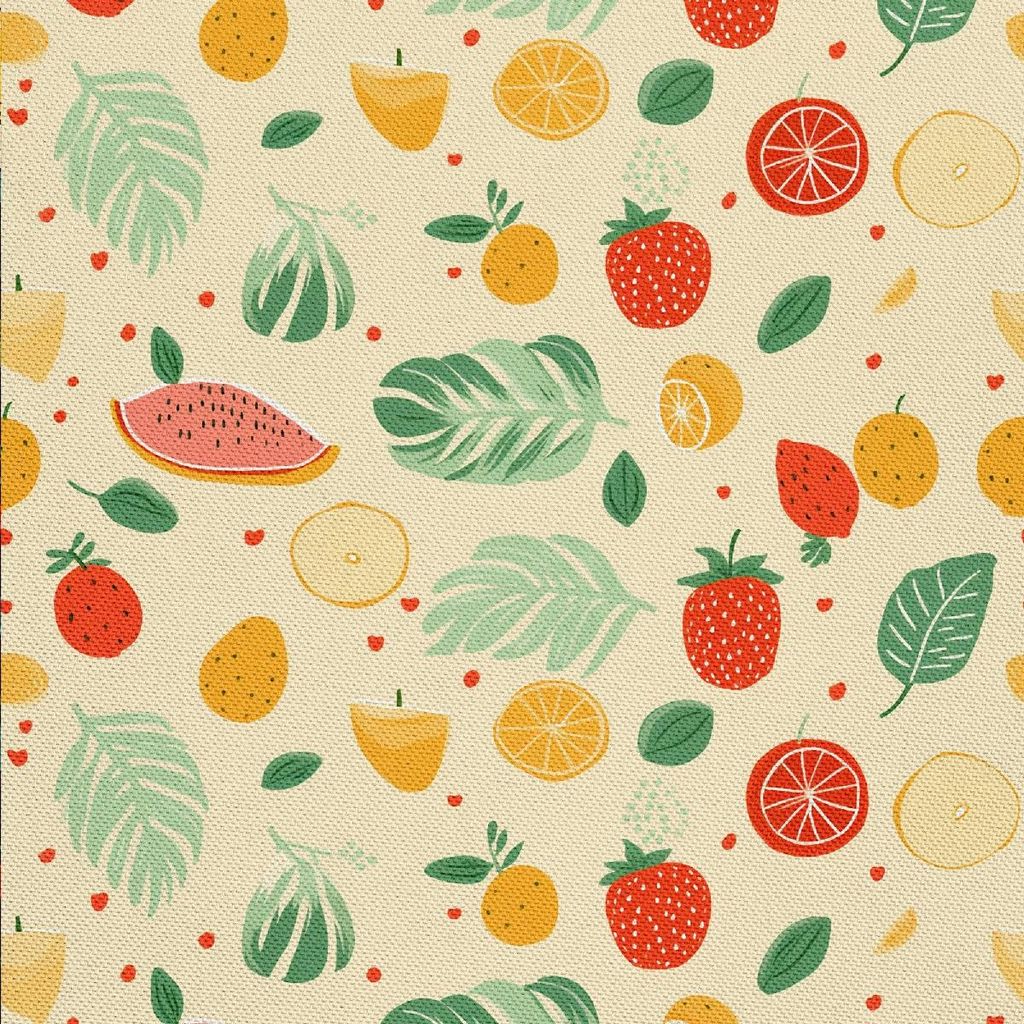 OUTDOOR DEKOSTOFFE OXFORD - Motiv Obst | DX6734