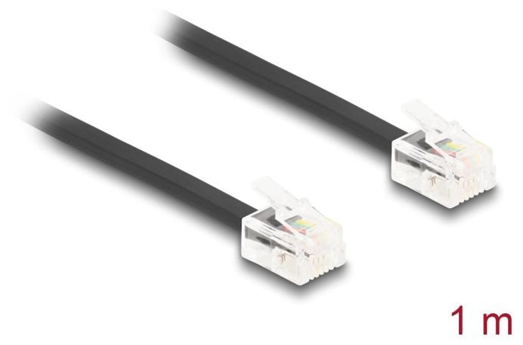 Cable telefónico Delock, conector RJ11 a conector RJ11, Imagen del producto 