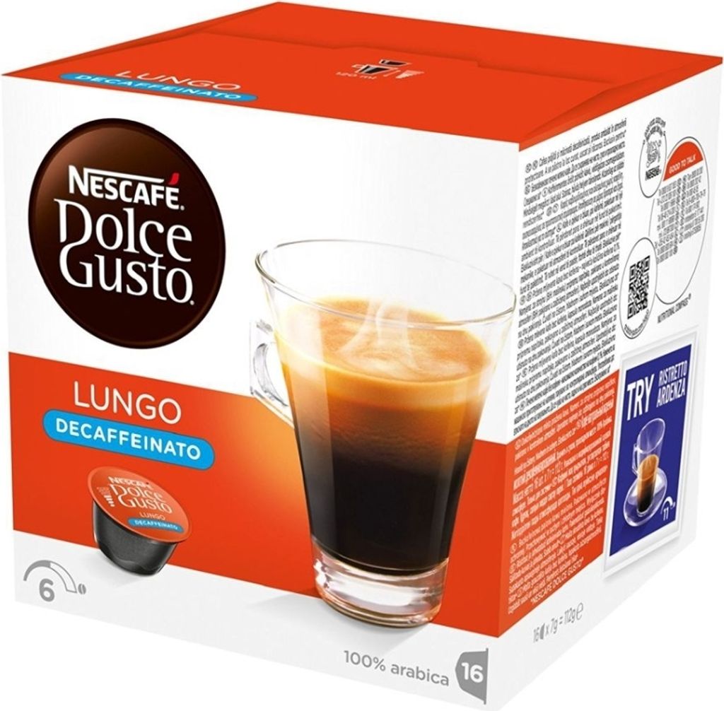 Nescafé Dolce Gusto Caffe Lungo, Kávová kapsula, Lungo, Obrázok produktu 