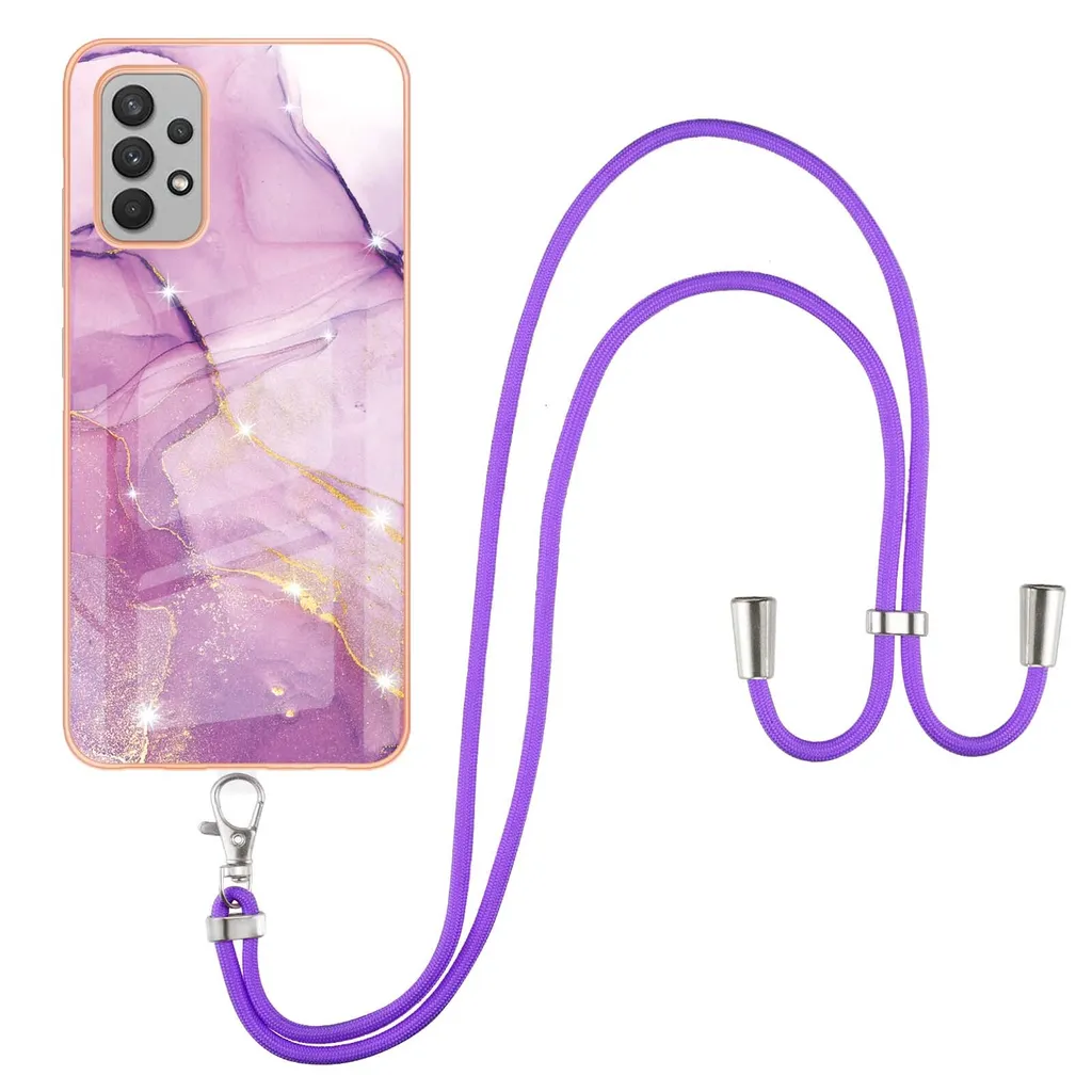 Offerta Cover Samsung A32 4G Rosa con Laccio - Protezione TPU Morbido