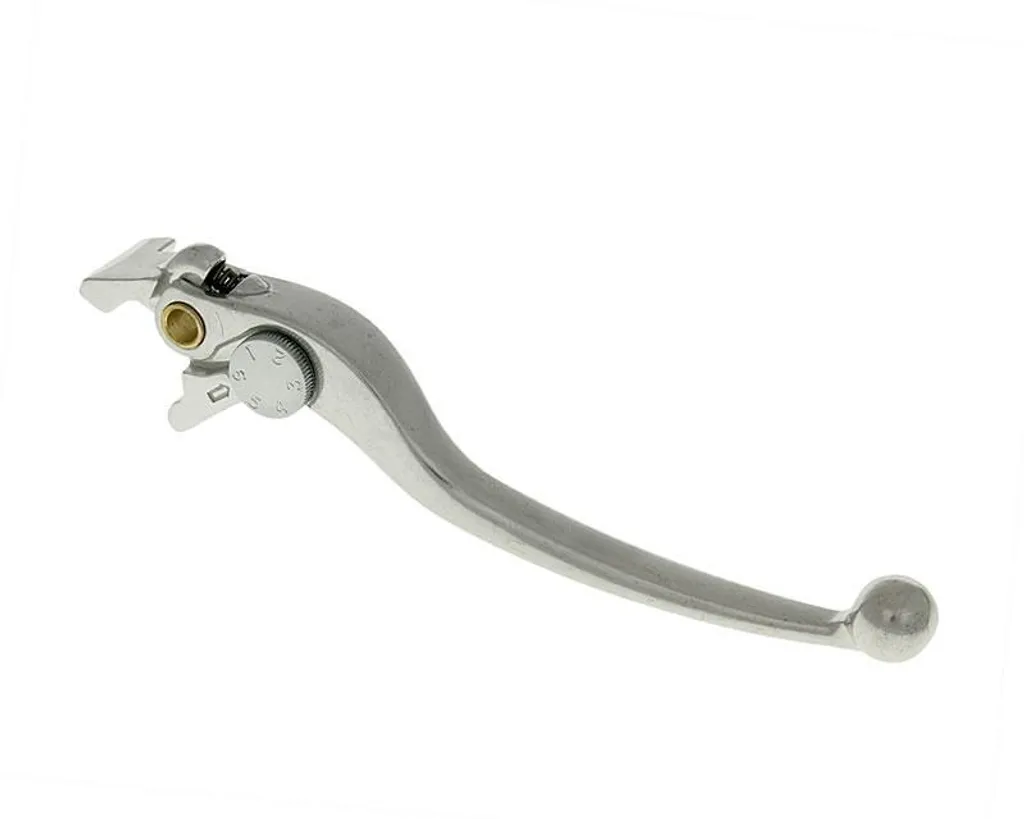 Levier de frein droit Hyosung GV650 Aquila argenté en alu renforcé