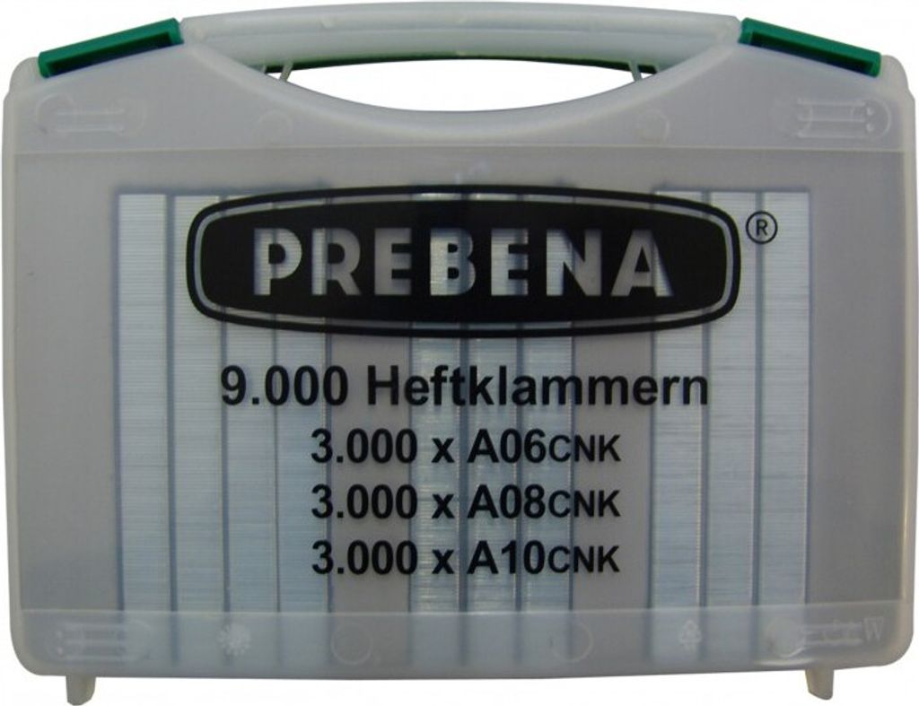 PREBENA A Box Heftklammern Tackerklammern Typ A  9000 Stück Produktbild 