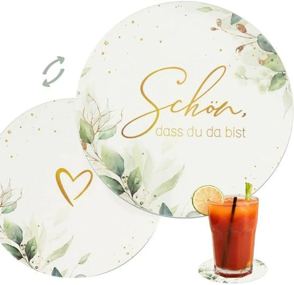 Protégez vos Tables avec 46 Sous-verres en Eucalyptus Anti-taches Vin