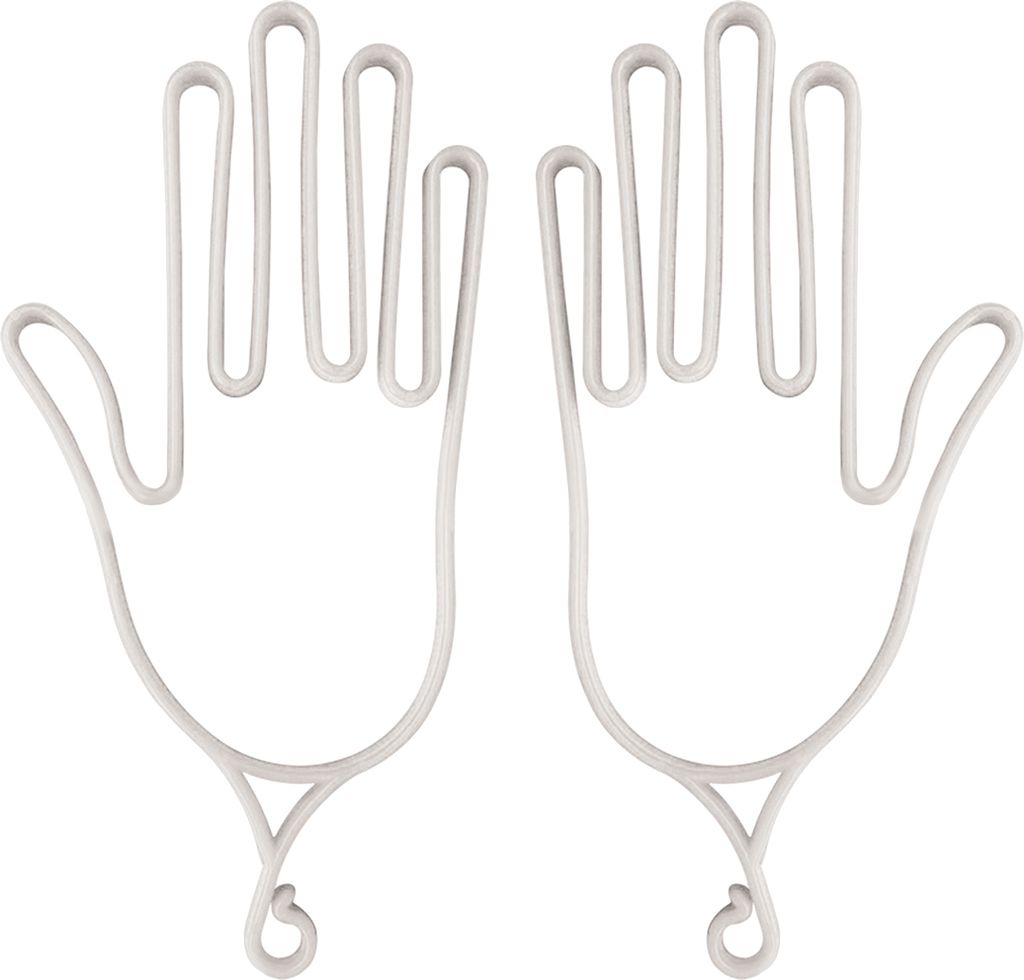 2 Stück Golfhandschuhhalter, Kunststoff, Golfhandschuh-Trage, Stützrahmen, Aufbewahrungsbügel, Halter, Gestell, Handschuhtrockner, Former, Golfz...