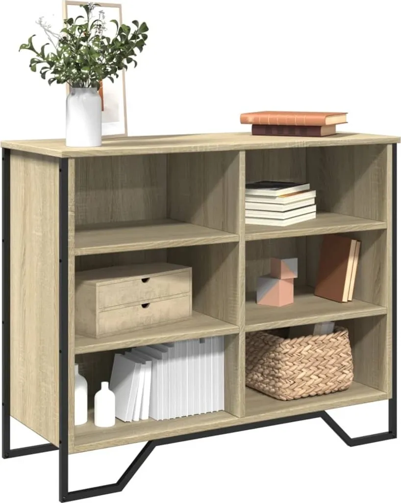 Credenza Rovere Sonoma 73,5x35x75 cm in Legno Multistrato