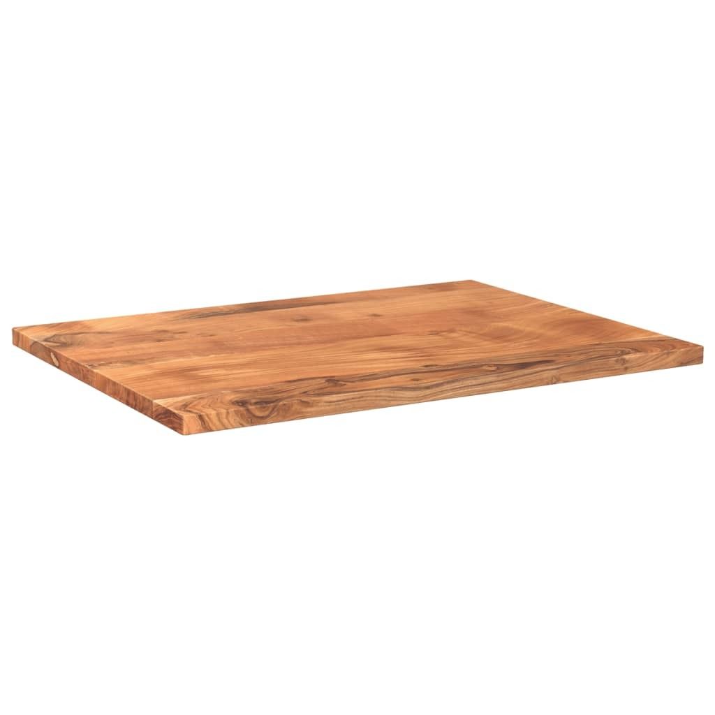 Piano Tavolo 70x60x2,5 cm Rettangolare Legno Massello Immagine del prodotto 