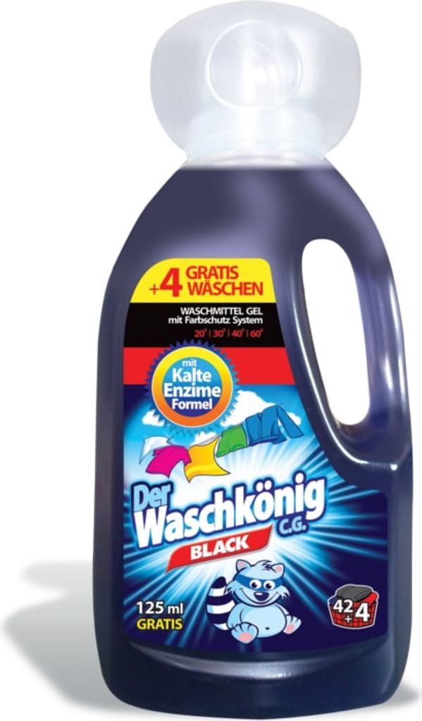 WASCHKONIG Waschgel für dunkle Textilien 1,625 l