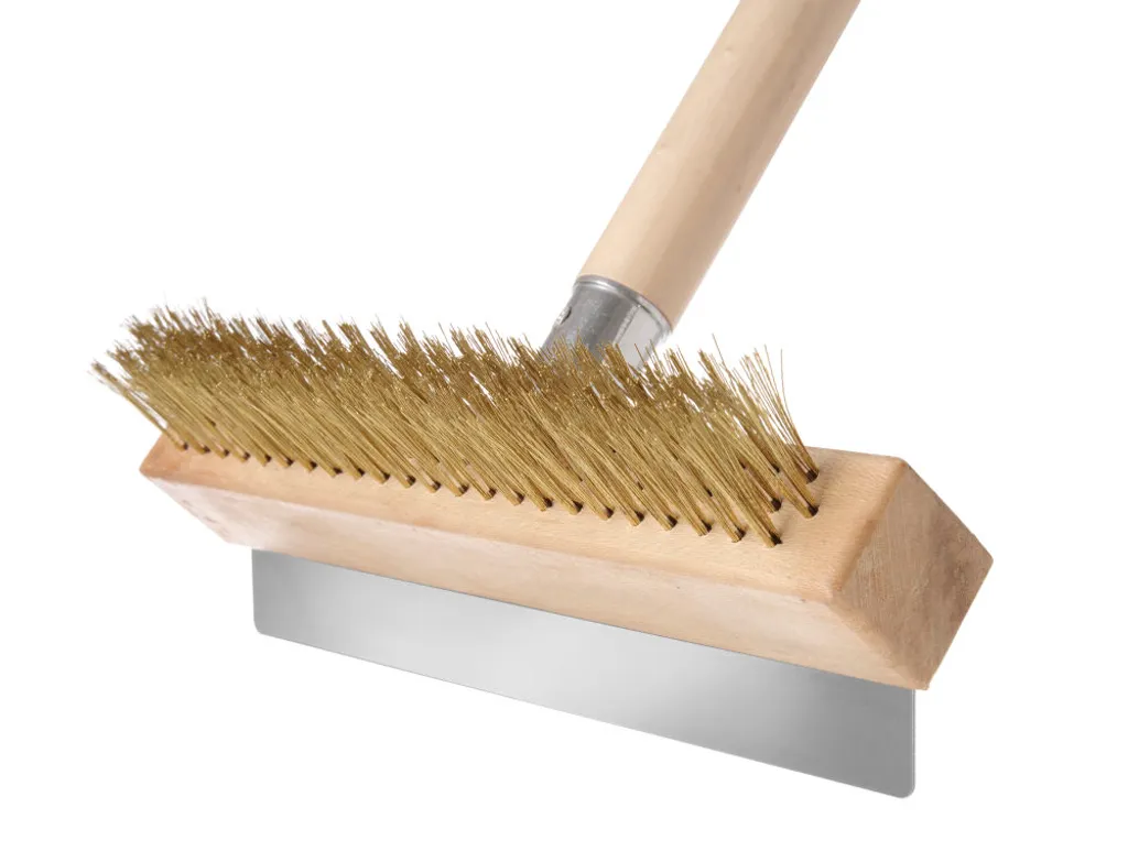Nettoyant Four à Pizza HENDI : Brosse 930mm pour Éliminer les Résidus