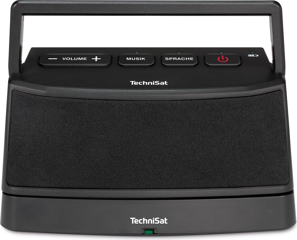 TechniSat ISIBOX 1 - 4 W Funklautsprecher für TV und HiFi mit 6h Akkubetrieb